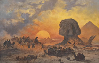 Amongst the pyramids