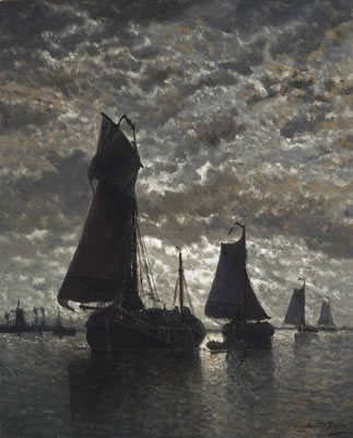 Aurore d'hiver sur la Meuse