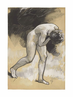 The expulsion of Eve from the garden of Eden