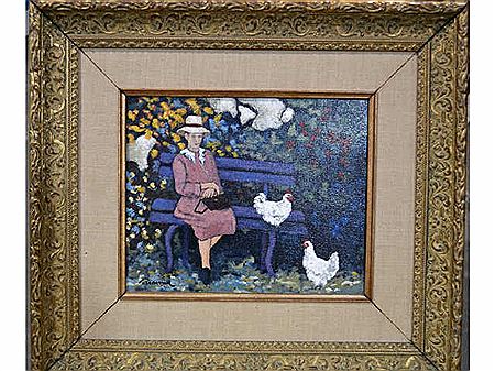 Dimanche au jardin by Dominique Dromik - Auction record, sale price, and art valuation. Compare with similar artists and explore comparable artworks.
