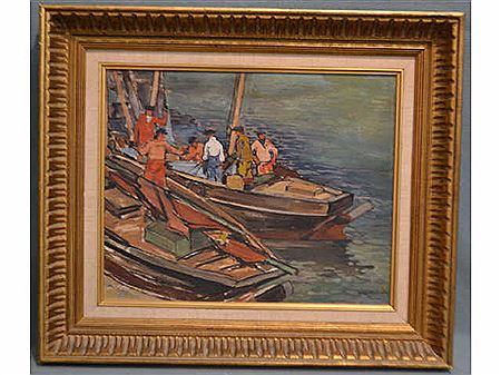 Douarnenez, arrivée de la sardine by Joseph Stany Gauthier - Auction record, sale price, and art valuation. Compare with similar artists and explore comparable artworks.