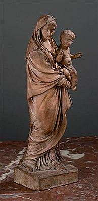 Vierge à l'enfant Esquisse préparatoire pour la Vierge de la cathédrale de Senlis