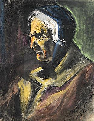 Porträt einer alten Frau