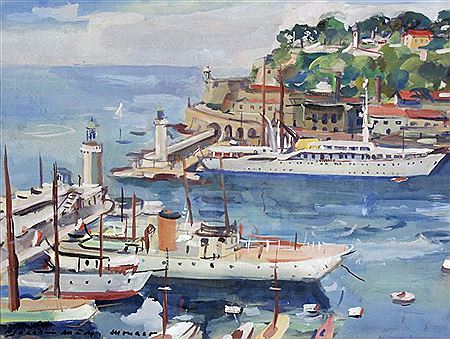 Monaco, Hafenansicht