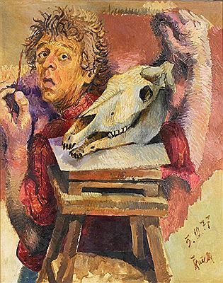 Sample artwork by Christian Kruck (1925 - 1985), known for lithography, painting, graphic art - View similar artists and auction records