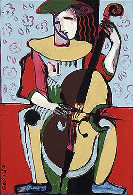 Cellist, Homage an Picasso
