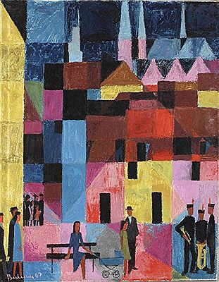 Sample artwork by Fritz Berberich (1909 - 1990), known for painting - View similar artists and auction records