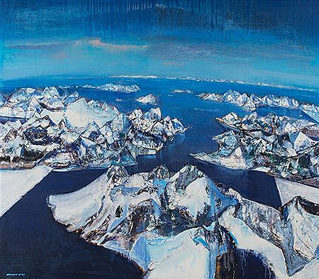 Sample artwork by Keith Frederick Grant (1930 - 2012), known for painting - View similar artists and auction records