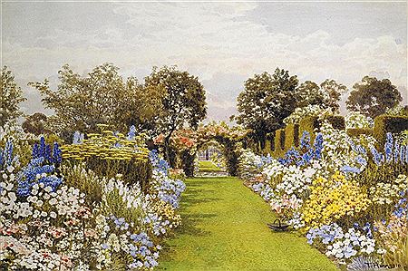 The gardens at Clandon Park by Thomas Henry Hunn - Auction record, sale price, and art valuation. Compare with similar artists and explore comparable artworks.