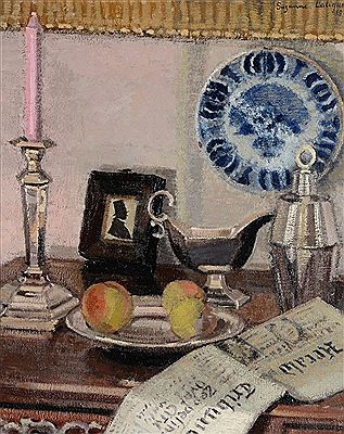 A still life of silverware
