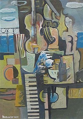 Abstract Study by Mikhail Ashkhotov - Auction record, sale price, and art valuation. Compare with similar artists and explore comparable artworks.