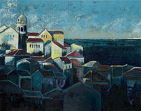 Lisbon Story III by Anna Schumacher - Auction record, sale price, and art valuation. Compare with similar artists and explore comparable artworks.