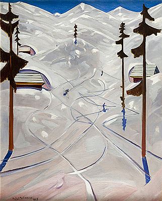 Skiers in the Tatras