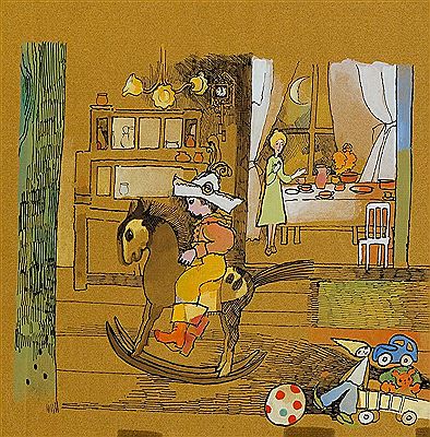 Bujany konik - ilustracja do czasopisma SWIERSZCZYK nr 43