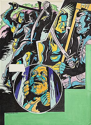 Janosik - Porwanie, tylna okladka komiksowa by Jerzy Skarzynski - Auction record, sale price, and art valuation. Compare with similar artists and explore comparable artworks.