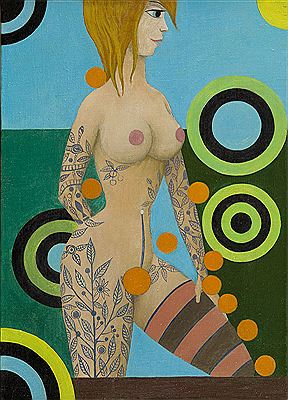 "Juggling woman"