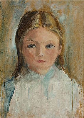 Portret dziewczynki (szkic)