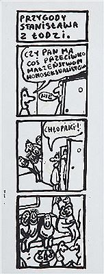 Adventures of Stanislaus from Lodz - illustration of the weekly "Przekroj