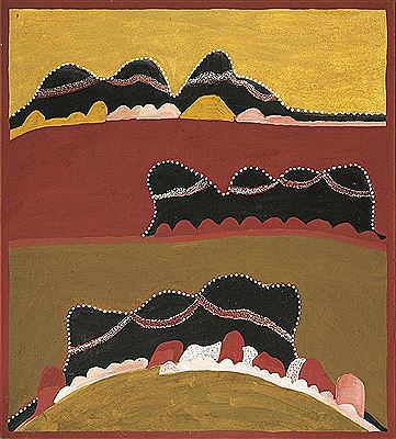 Sample artwork by Hector Jandany (c.1929 - 2006), known for aboriginal painting - View similar artists and auction records