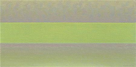 TREE LINE WITH GREEN PADDOCK, 1993