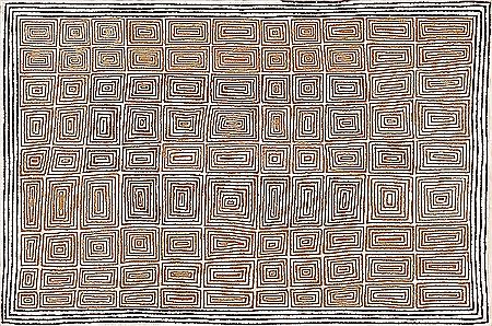 WATER SITE OF KULKULNGA, WEST OF JUPITER WELL, 2000 by Brandy Tjungurrayi - Auction record, sale price, and art valuation. Compare with similar artists and explore comparable artworks.