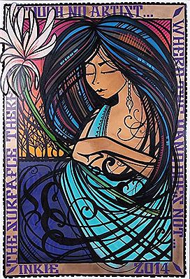 Lady In The Woods, 2015 by Inkie - Auction record, sale price, and art valuation. Compare with similar artists and explore comparable artworks.