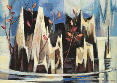 Stump, Caddo Lake; 1956 by De Forrest Judd - Auction record, sale price, and art valuation. Compare with similar artists and explore comparable artworks.