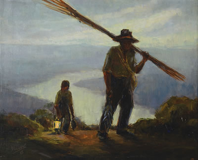 Sample artwork by Frank Earl Klepper (1890 - 1952), known for landscape, portrait, still life and animal painting, teaching - View similar artists and auction records