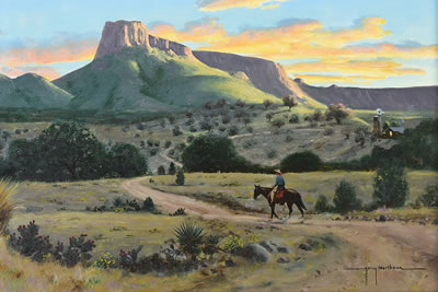 Sunset over El Capitan