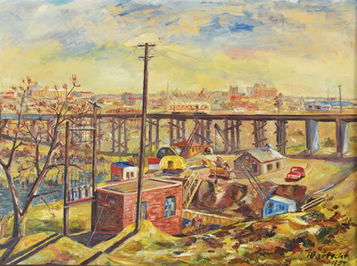 Dallas Skyline, Construction, 1954