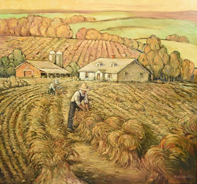 Gathering Wheat