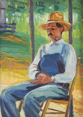 Portrait of Farmer by Maurine Cantey - Auction record, sale price, and art valuation. Compare with similar artists and explore comparable artworks.