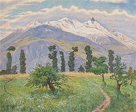 Landschaft im Wallis