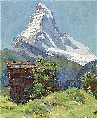 Das Matterhorn by Emil Aufdenblatten - Auction record, sale price, and art valuation. Compare with similar artists and explore comparable artworks.