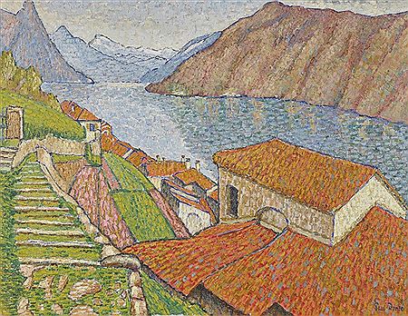 Dorfpartie am Lago di Lugano by Paul Donze - Auction record, sale price, and art valuation. Compare with similar artists and explore comparable artworks.