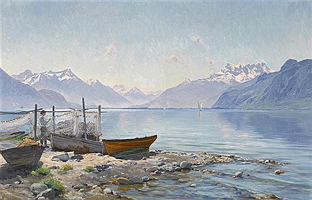 "Lac Léman près de Vevey"