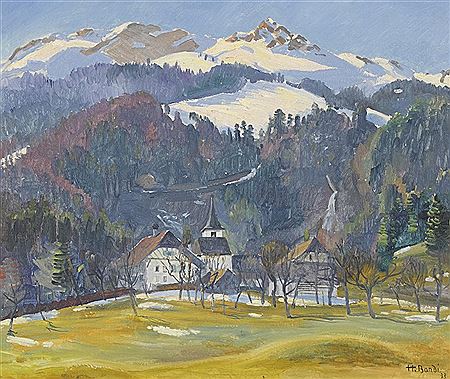 Vorfrühling in den Alpen
