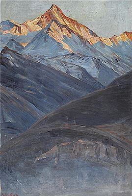 Das Weisshorn im Abendlicht