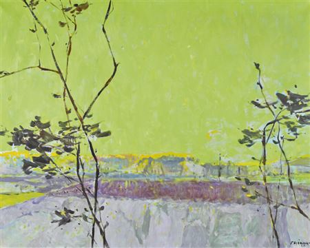Paysage jaune by Fernand Giauque - Auction record, sale price, and art valuation. Compare with similar artists and explore comparable artworks.