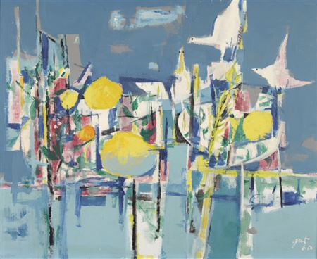 Composition by Jean Jacques Gut - Auction record, sale price, and art valuation. Compare with similar artists and explore comparable artworks.