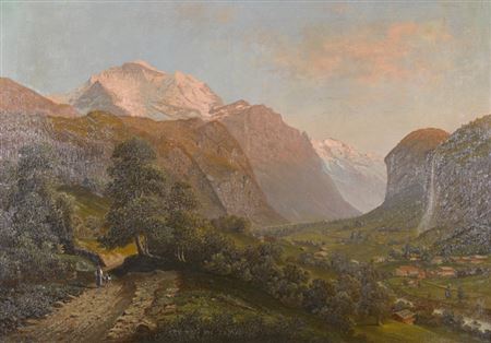 Lauterbrunnental mit Staubbachfall