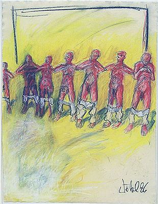 Aus dem Zyklus "120 Tage von Sodom - Pier Paolo Pasolini" (1986)