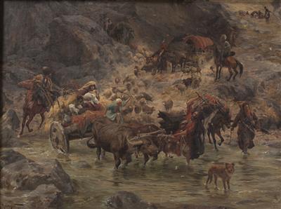 Überquerung an der Furt