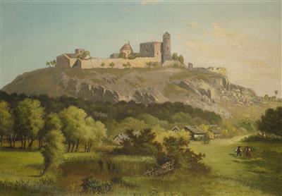 View of Kunetická Mountain by Bohumil Jaros - Auction record, sale price, and art valuation. Compare with similar artists and explore comparable artworks.
