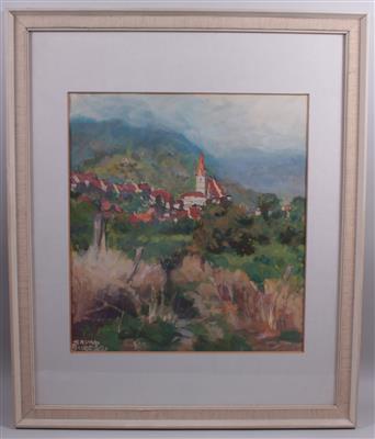"Weissenkirchen in der Wachau" by Bruno Buresch - Auction record, sale price, and art valuation. Compare with similar artists and explore comparable artworks.