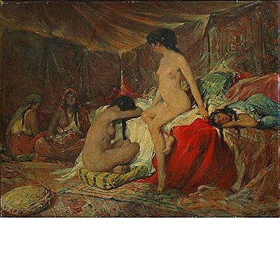 Harem by Joseph Milon - Auction record, sale price, and art valuation. Compare with similar artists and explore comparable artworks.