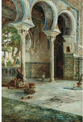 Hall of Ambassadors, Royal Alcazar, Seville, 1889