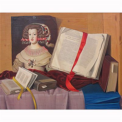Trompe l'Oeil with the Infanta Maria Theresa