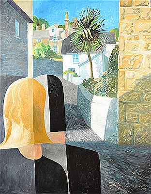 Sample artwork by Reginald James Lloyd (1926 - 2020), known for semi-abstract painting - View similar artists and auction records