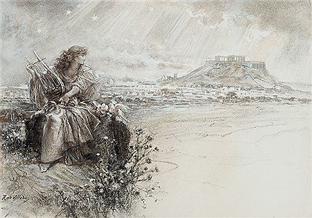 "Canto mirando a la Acrópolis"